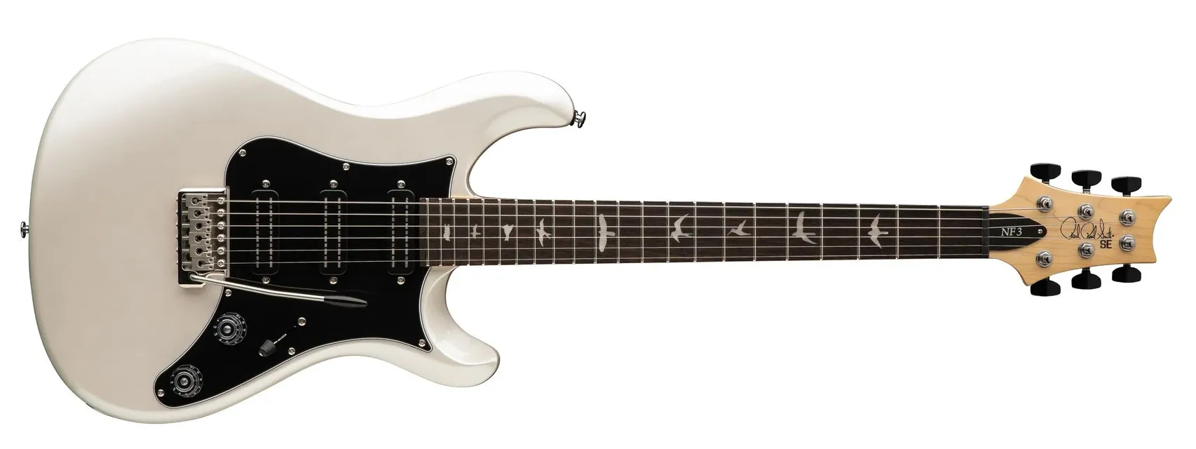 PRS SE NF3 pearl white /rw